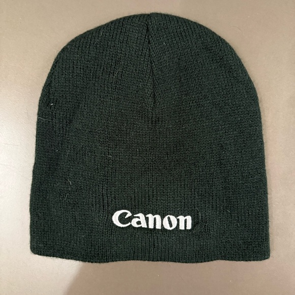 Canon Accessories - Canon Black Knit Beanie Hat